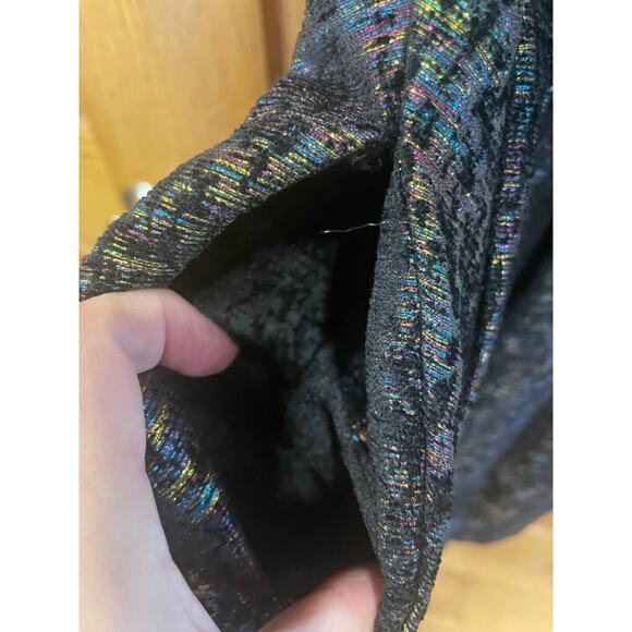 Minkpink Women's Sparkly Black Dress Med Mini Formal Cocktail Party Prom Dance - Picture 10 of 10